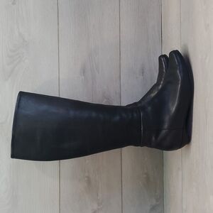 Anthropologie Farylrobin Womens Leather Tall Y2K Boots shoes sz 6.5